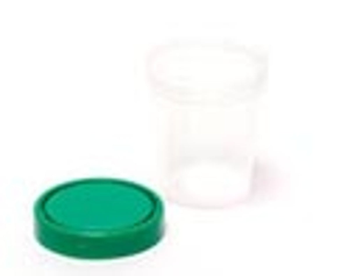 Urine Specimen Containers, Screw-On Lid, 4 oz, Non-Sterile